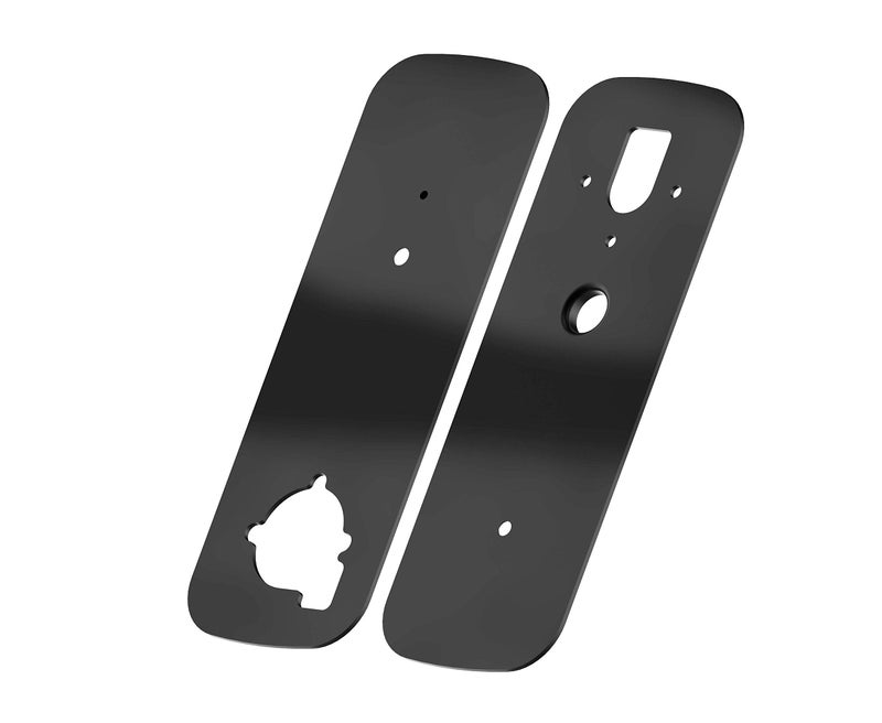 Lockly Smart Door Lock Cover Plate, Accessory for Lockly Smart Locks, Rust-Proof Stainless Steel for Hole Filler Plate - Matte Black (PGA006MB) - Image 2